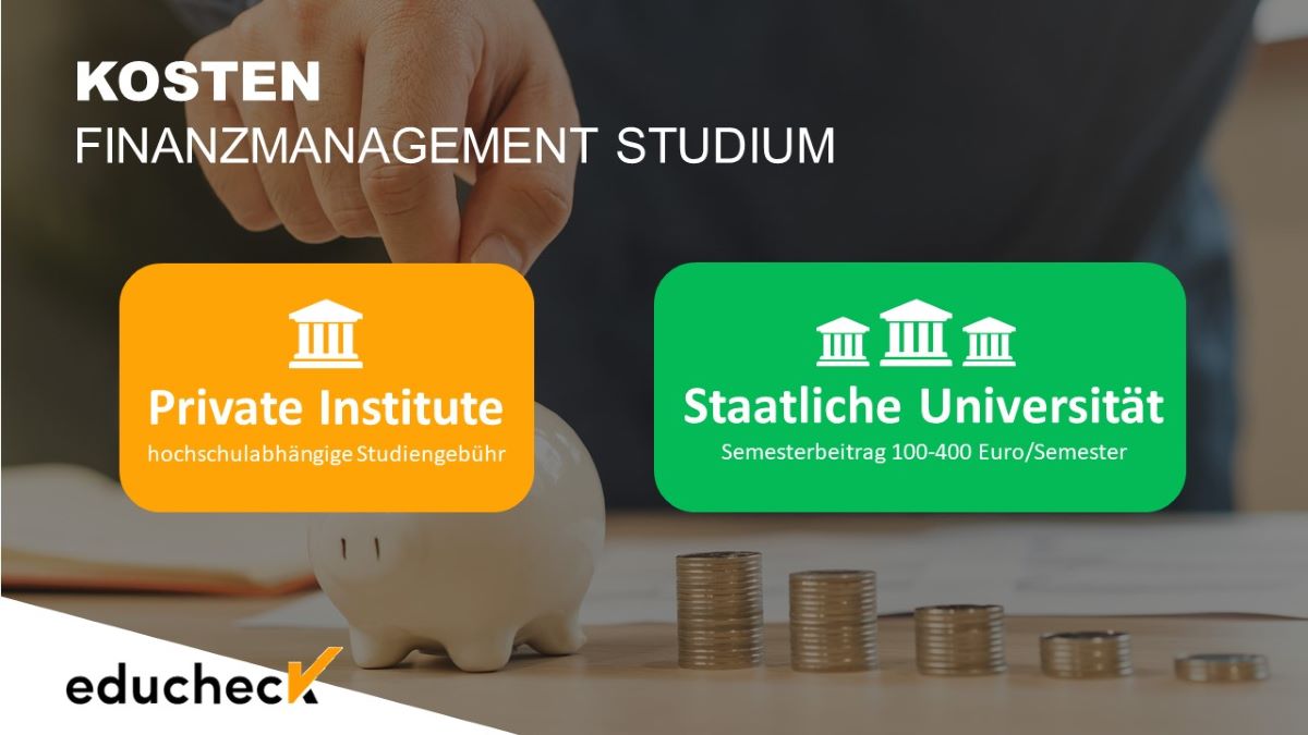 Die Kosten im Finanzmanagement Studium